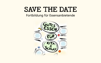 Save the date Fortbildung Essensanbietende